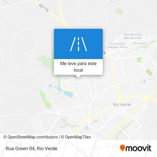 Rua Green 04 mapa