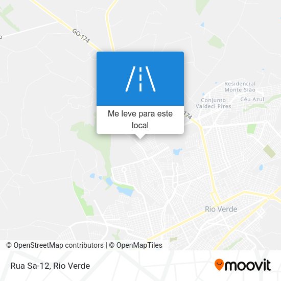 Rua Sa-12 mapa