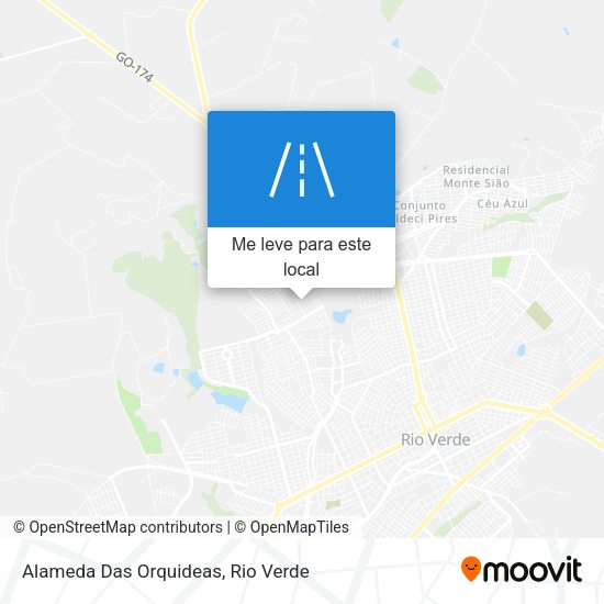 Alameda Das Orquideas mapa