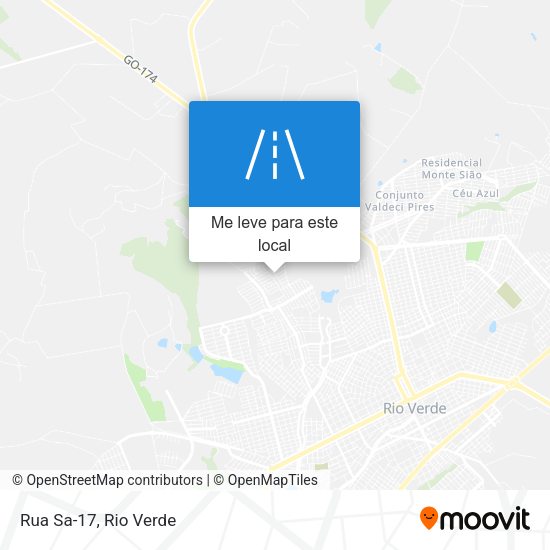 Rua Sa-17 mapa