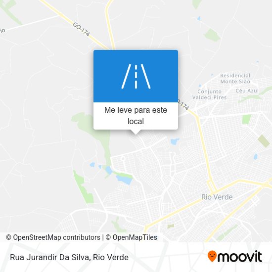 Rua Jurandir Da Silva mapa