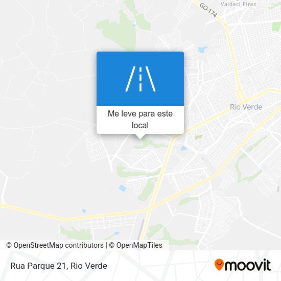 Rua Parque 21 mapa