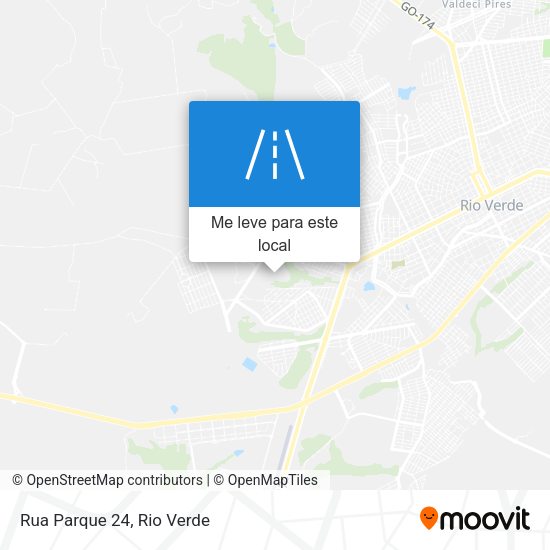 Rua Parque 24 mapa