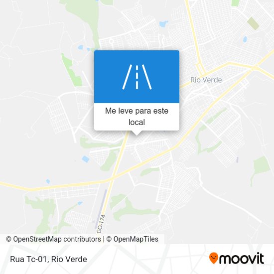 Rua Tc-01 mapa