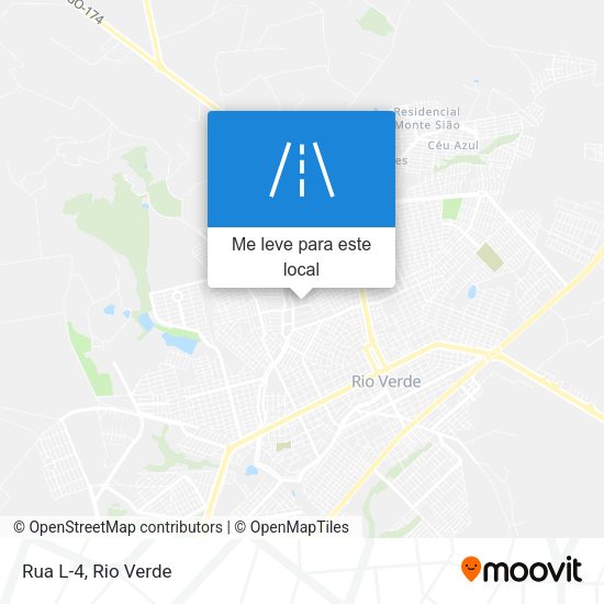 Rua L-4 mapa