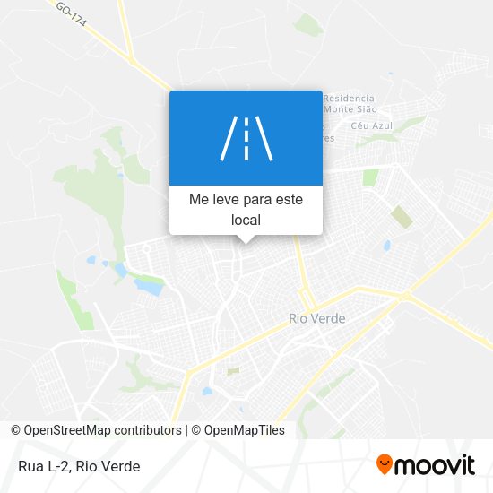 Rua L-2 mapa