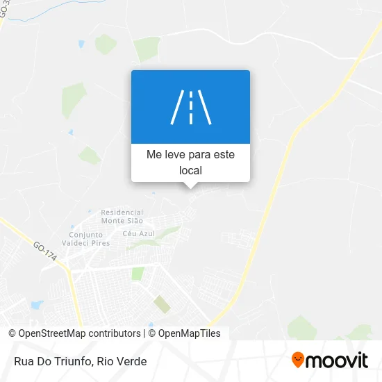Rua Do Triunfo mapa