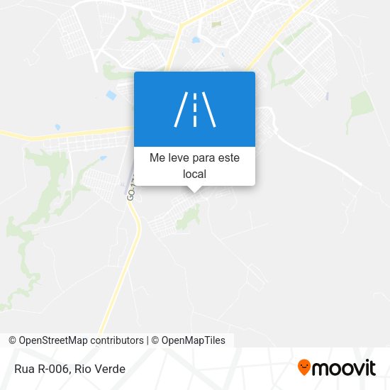 Rua R-006 mapa