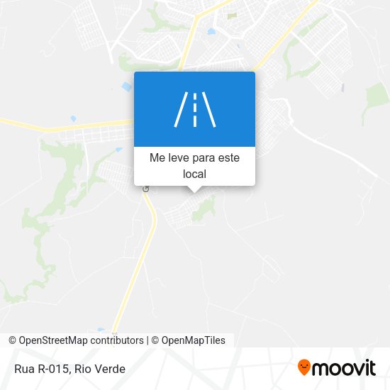 Rua R-015 mapa