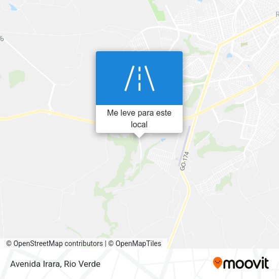 Avenida Irara mapa