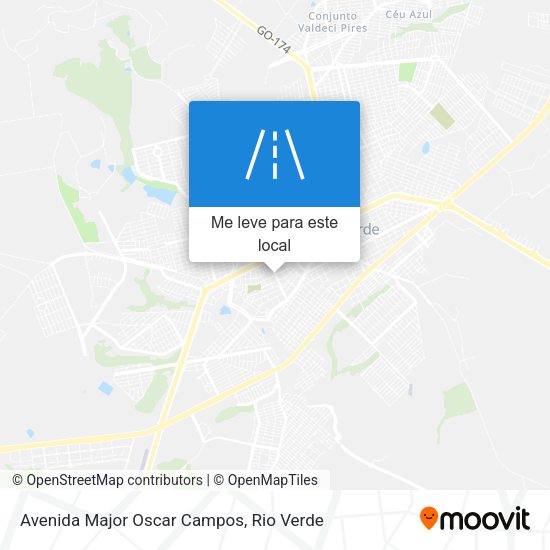Avenida Major Oscar Campos mapa
