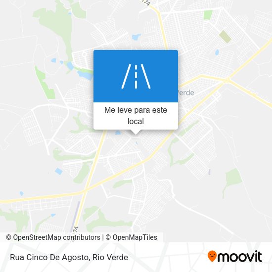Rua Cinco De Agosto mapa