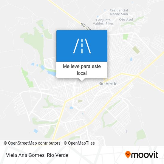 Viela Ana Gomes mapa