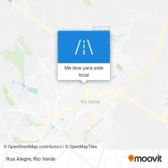 Rua Alegre mapa