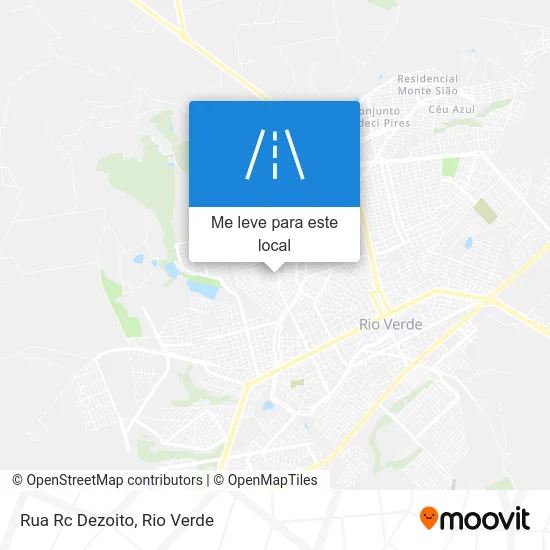 Rua Rc Dezoito mapa