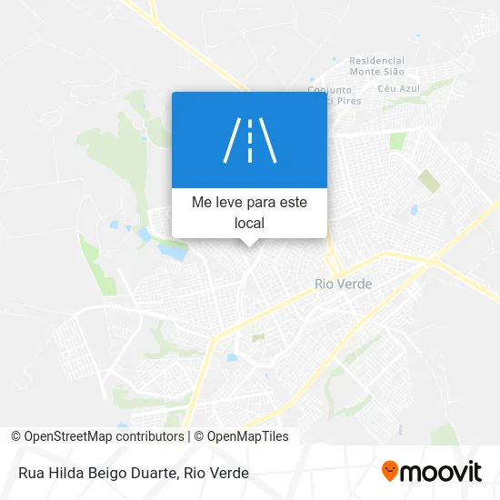 Rua Hilda Beigo Duarte mapa