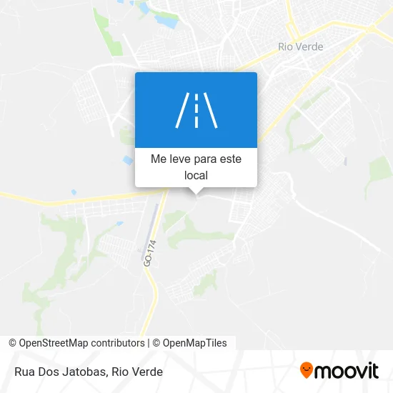 Rua Dos Jatobas mapa