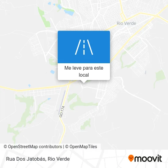 Rua Dos Jatobás mapa