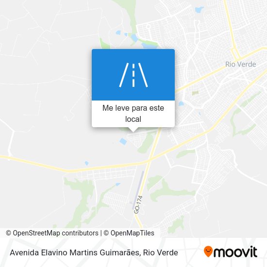 Avenida Elavino Martins Guimarães mapa