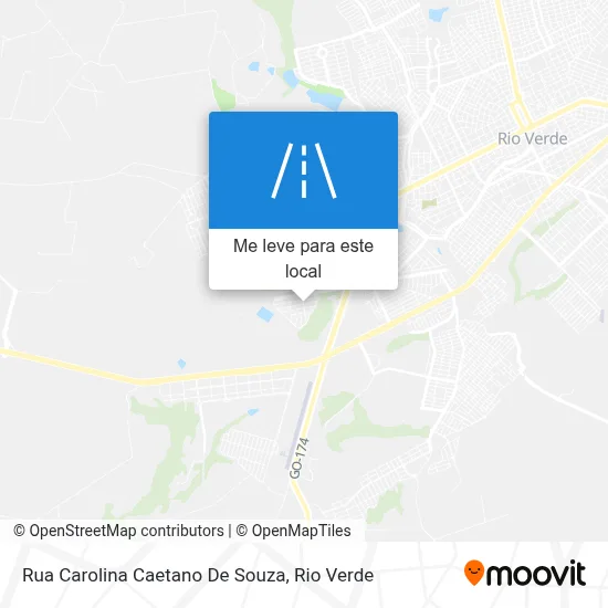 Rua Carolina Caetano De Souza mapa