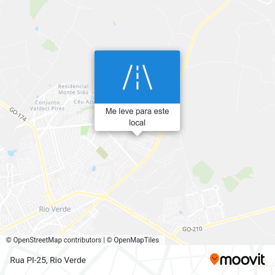 Rua Pl-25 mapa