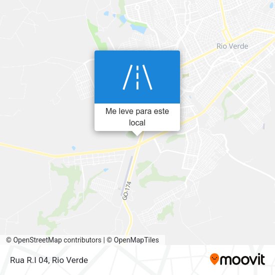 Rua R.I 04 mapa
