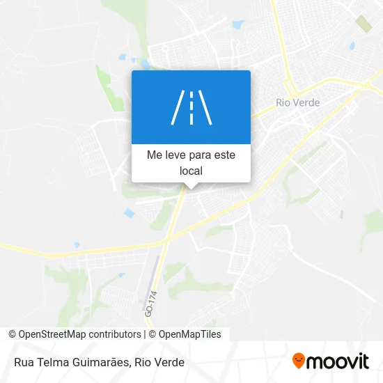 Rua Telma Guimarães mapa