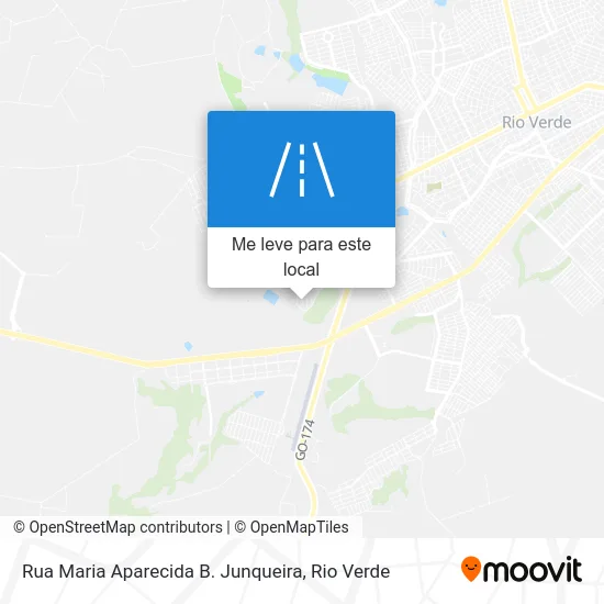 Rua Maria Aparecida B. Junqueira mapa