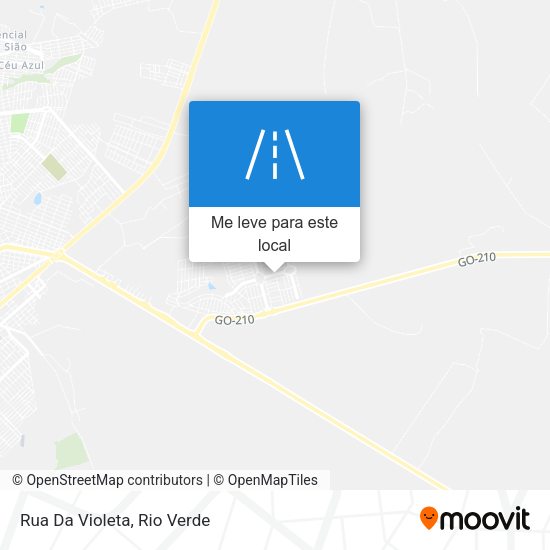 Rua Da Violeta mapa