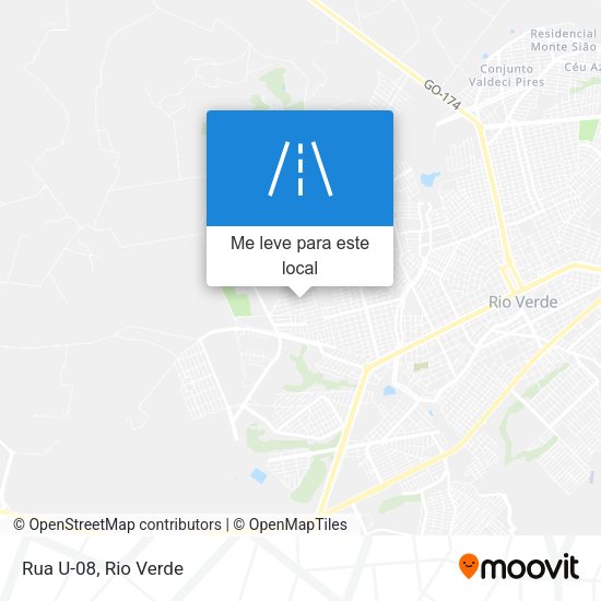 Rua U-08 mapa
