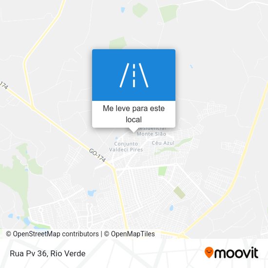 Rua Pv 36 mapa