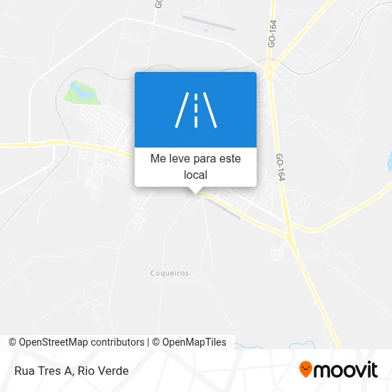 Rua Tres A mapa