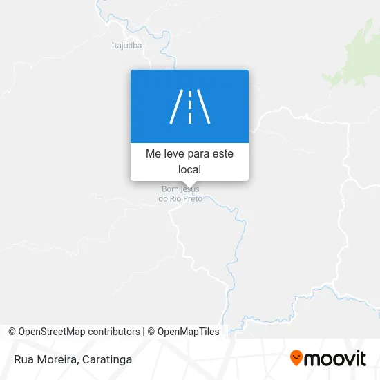 Rua Moreira mapa