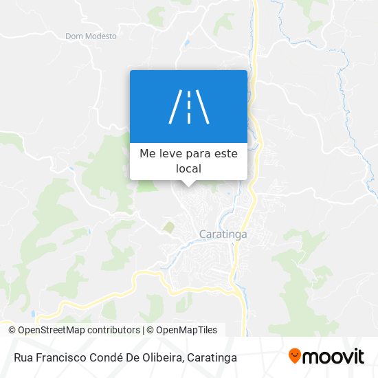 Rua Francisco Condé De Olibeira mapa