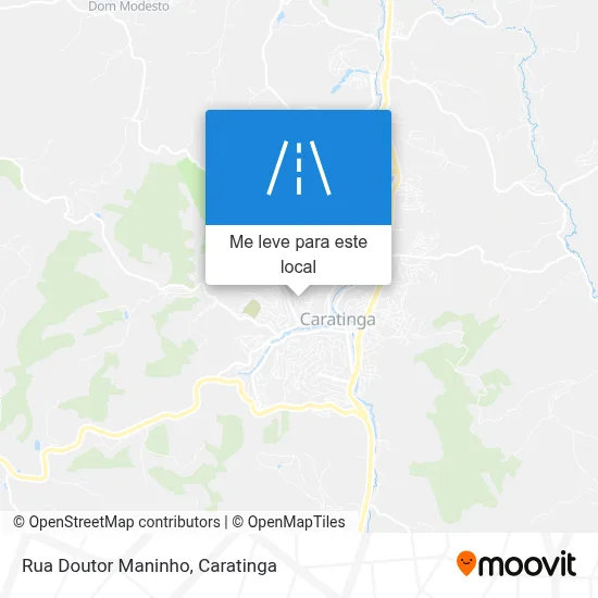 Rua Doutor Maninho mapa
