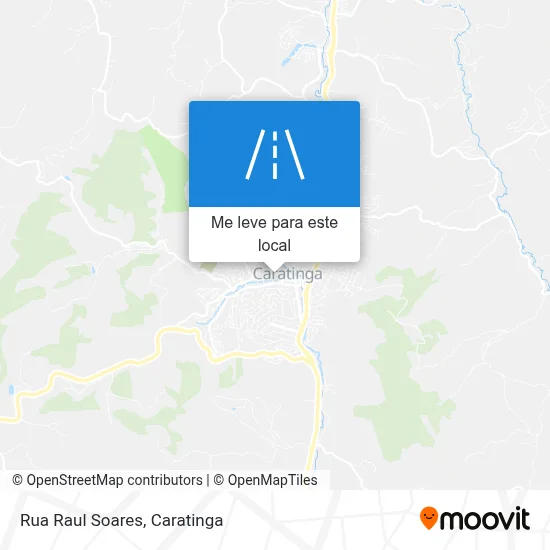Rua Raul Soares mapa