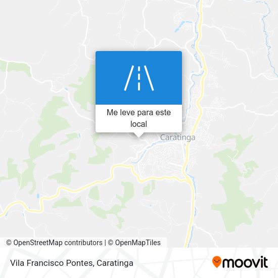 Vila Francisco Pontes mapa