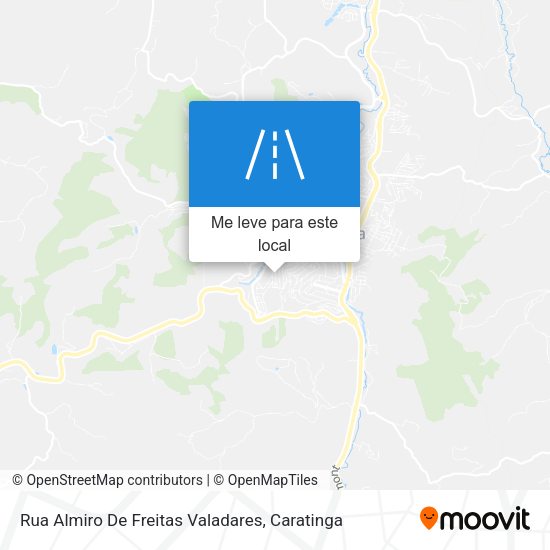 Rua Almiro De Freitas Valadares mapa