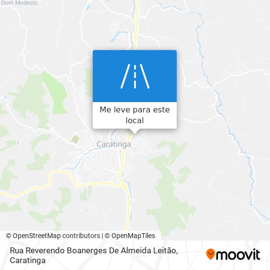 Rua Reverendo Boanerges De Almeida Leitão mapa