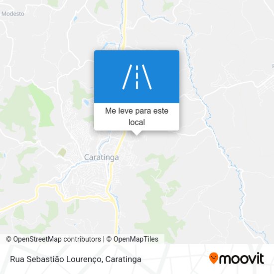 Rua Sebastião Lourenço mapa