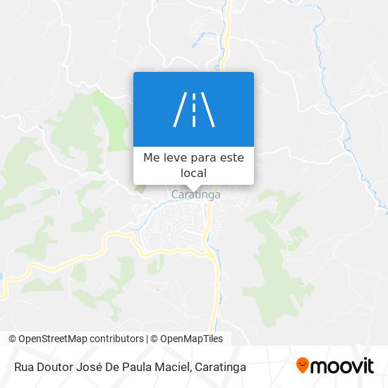 Rua Doutor José De Paula Maciel mapa