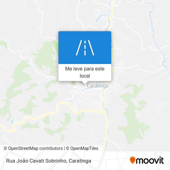 Rua João Cavati Sobrinho mapa