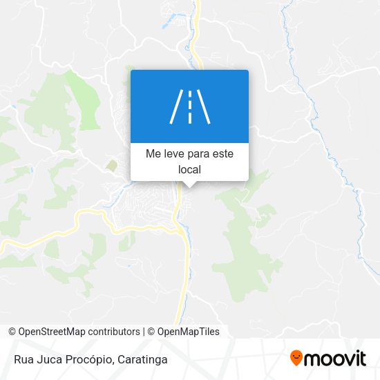 Rua Juca Procópio mapa