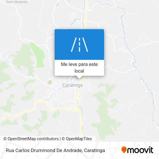 Rua Carlos Drummond De Andrade mapa