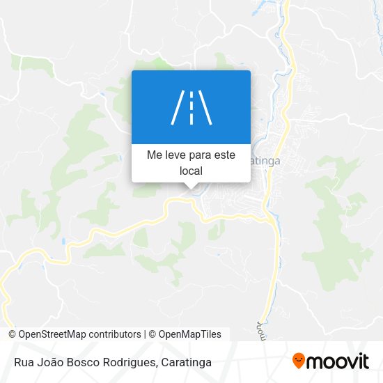 Rua João Bosco Rodrigues mapa