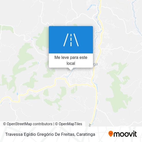 Travessa Egídio Gregório De Freitas mapa