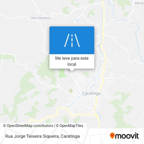 Rua Jorge Teixeira Siqueira mapa