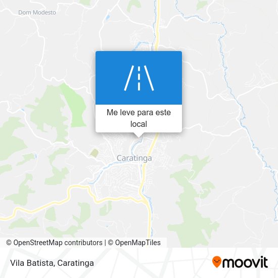 Vila Batista mapa