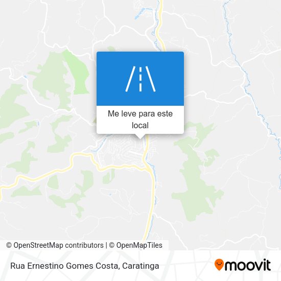 Rua Ernestino Gomes Costa mapa