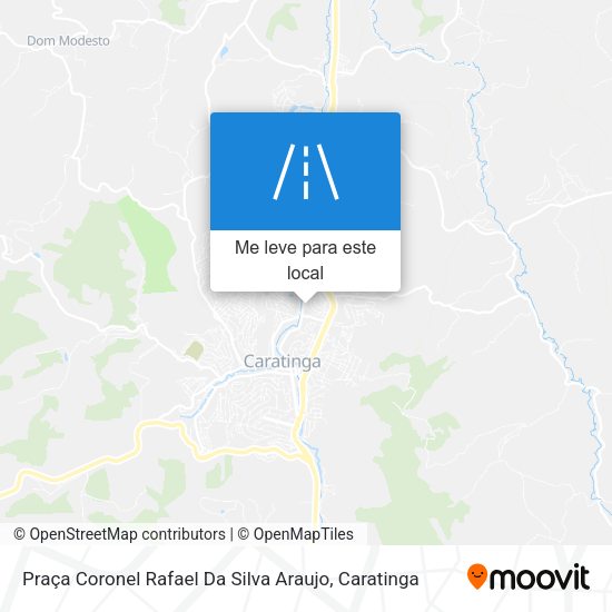 Praça Coronel Rafael Da Silva Araujo mapa